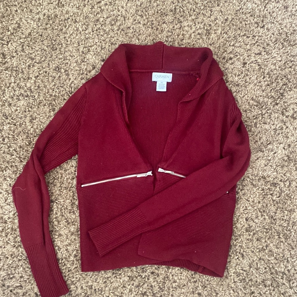 Cute maroon cardigan